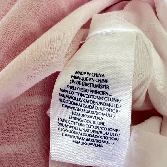 Polo Ralph Lauren Pink and White Striped Sleeveless Dress Girls Size 16 - Picture 8 of 9